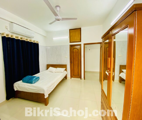 3-Bedroom Furnished Apartment for Rent in Bashundhara R/A